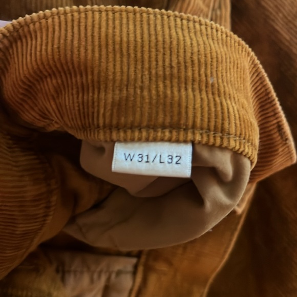Limited Edition Wrangler x Gant Corduroy Jeans - Burnt Orange, W31/L32 - Picture 5 of 6